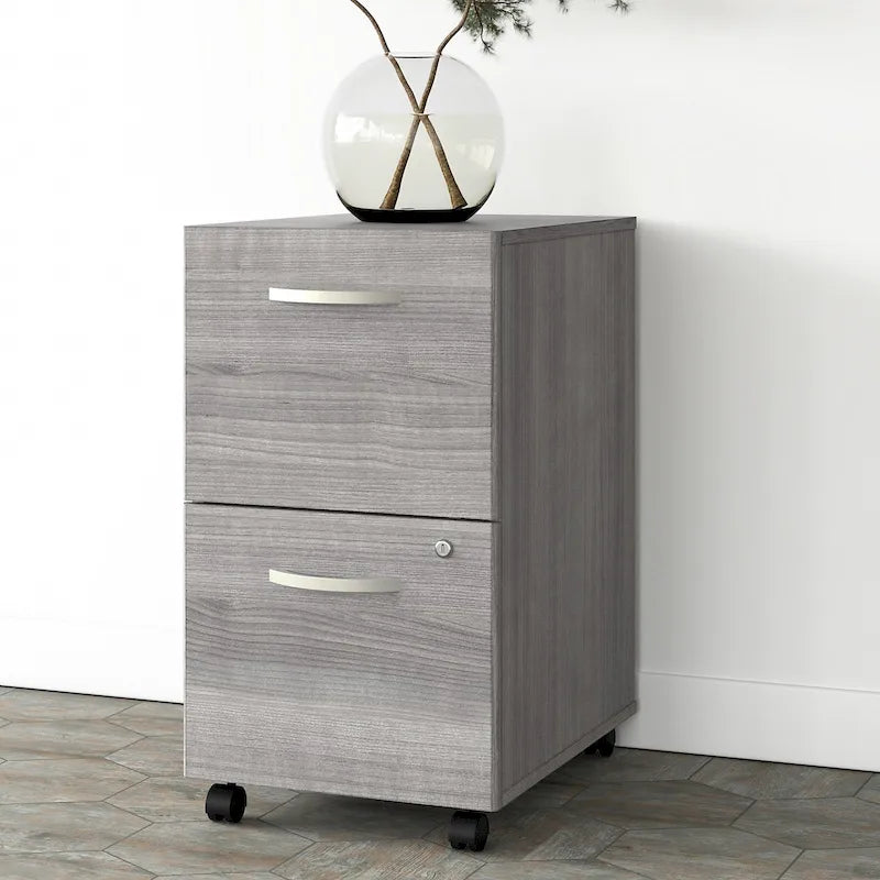 2 Drawer Mobile File Cabinet by
