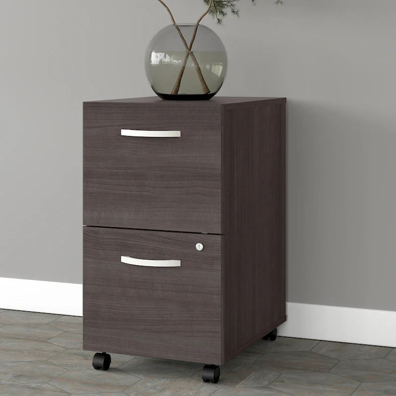 2 Drawer Mobile File Cabinet by