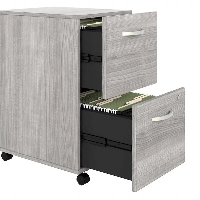 2 Drawer Mobile File Cabinet by