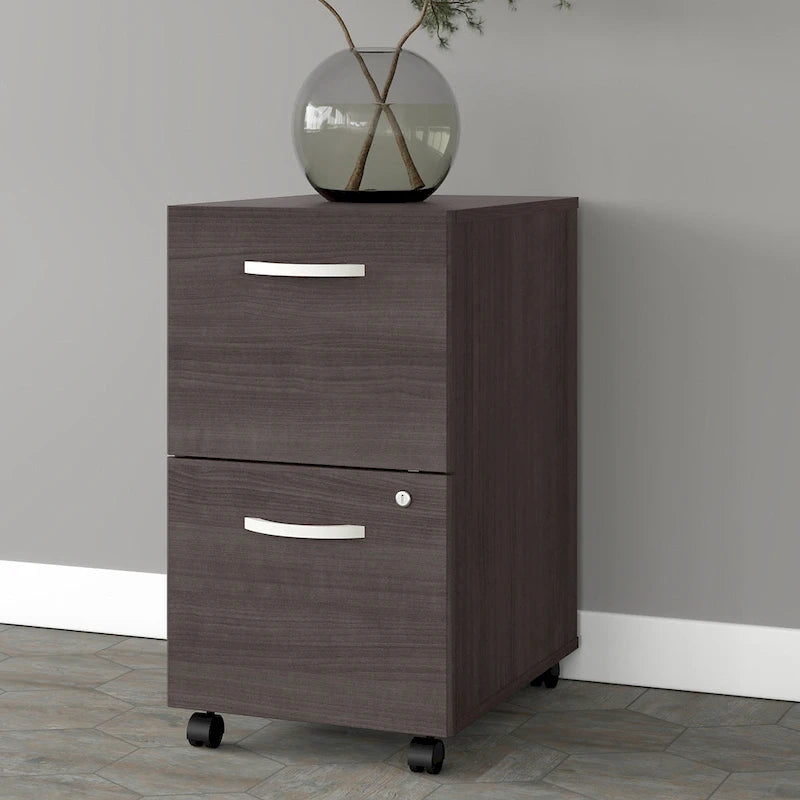 2 Drawer Mobile File Cabinet by