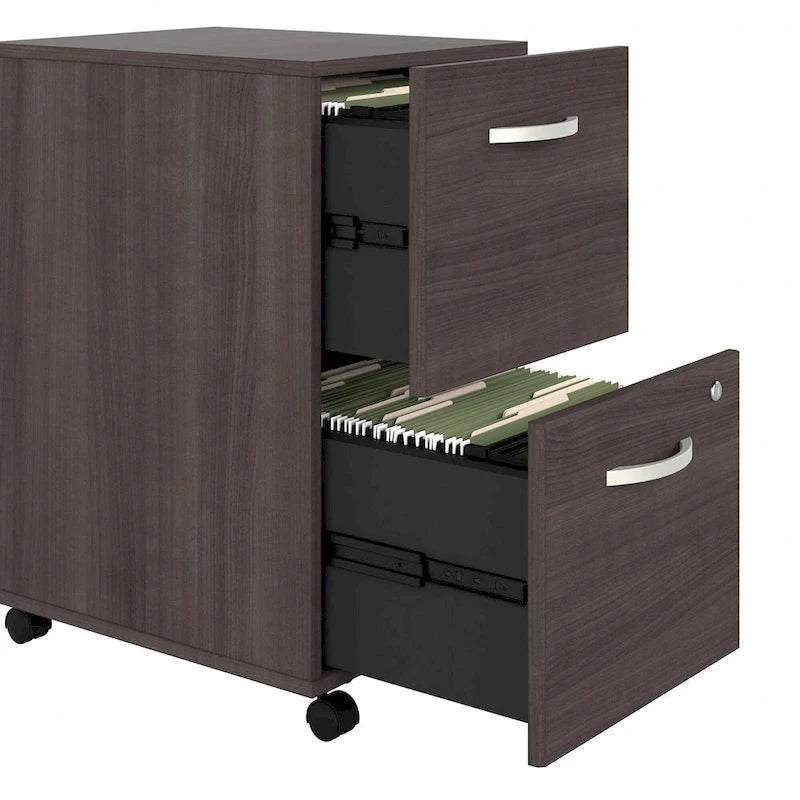 2 Drawer Mobile File Cabinet by