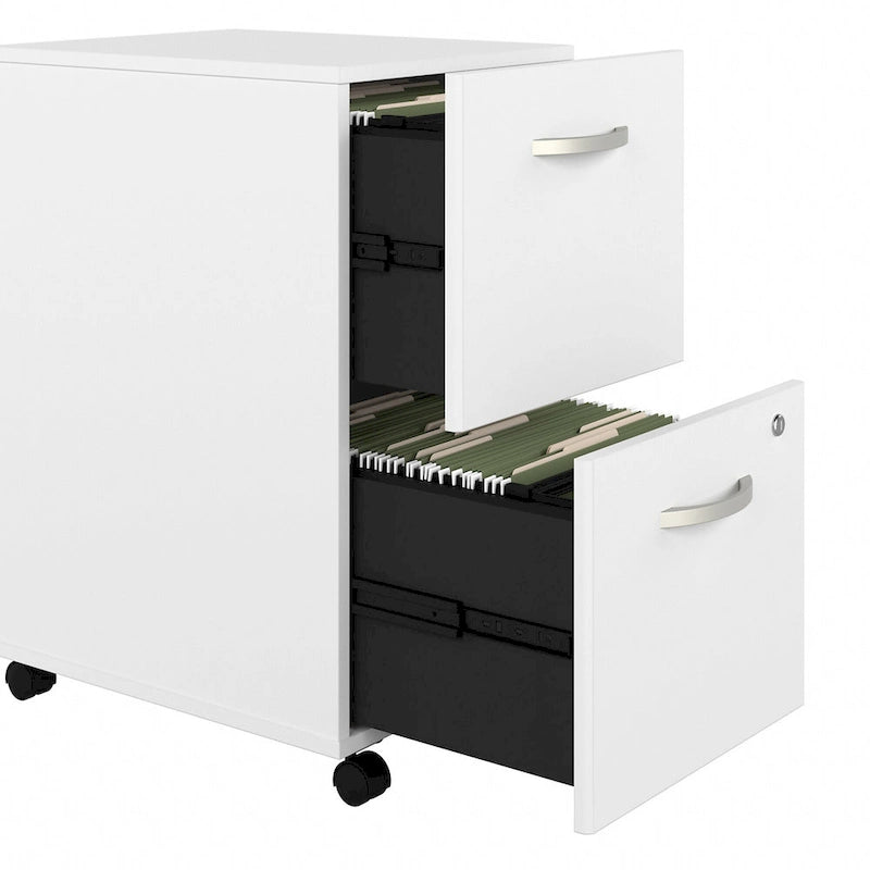 2 Drawer Mobile File Cabinet by